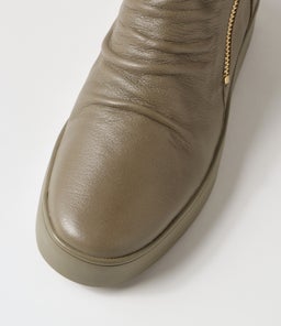 LUMBO DJ OLIVE OLIVE SOLE LEATHER