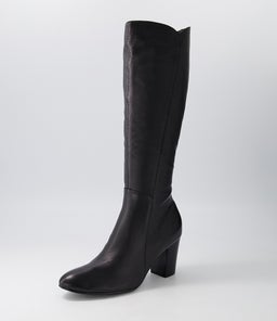 LONSON DJ BLACK BLACK HEEL LEATHER
