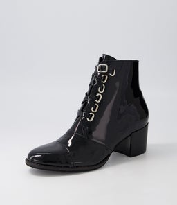 MCLAIN DJ BLACK BLACK HEEL PATENT LEATHER