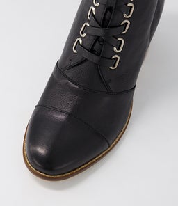 MCLAIN DJ BLACK NATURAL HEEL LEATHER