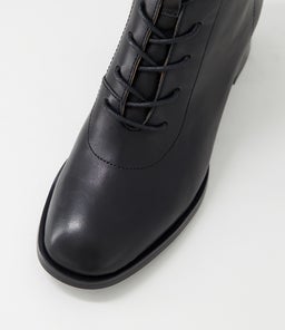 NOCAL DJ BLACK BLACK HEEL LEATHER