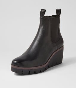 NIDDLE DJ BLACK LEATHER