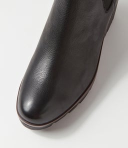 NIDDLE DJ BLACK LEATHER