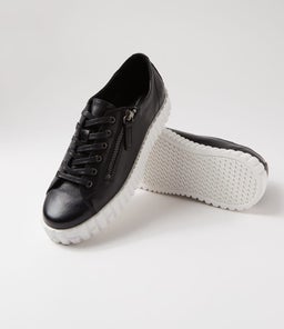 OSLOE DJ BLACK WHITE SOLE LEATHER