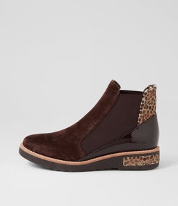 REJIN DJ CHOC CHOC LEOPARD SUEDE MULTI