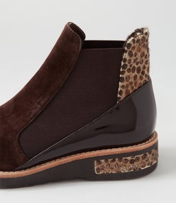 REJIN DJ CHOC CHOC LEOPARD SUEDE MULTI