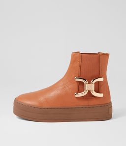 SCOTIAL DJ SCOTCH LT CHOC SOLE LEATHER