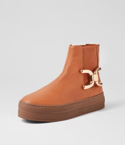 SCOTIAL DJ SCOTCH LT CHOC SOLE LEATHER