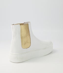SCOTIAL DJ WHITE GOLD LEATHER ELASTIC