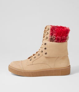 TOMBI DJ ALMOND MULTI NUBUCK FABRIC