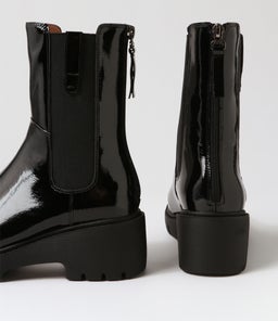 UNITA DJ BLACK BLACK SOLE PATENT LEATHER