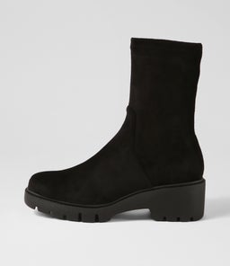 URINA DJ BLACK BLACK SOLE STRETCH MICROSUEDE