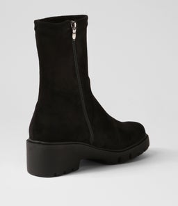 URINA DJ BLACK BLACK SOLE STRETCH MICROSUEDE