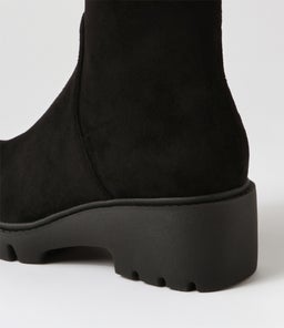 URINA DJ BLACK BLACK SOLE STRETCH MICROSUEDE