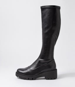 ULALA DJ BLACK BLACK SOLE STRETCH SMOOTH
