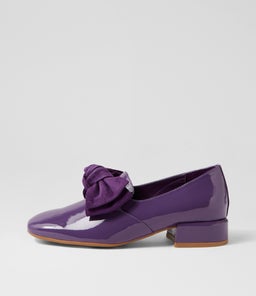 VARVA DJ NEW PURPLE PATENT SUEDE