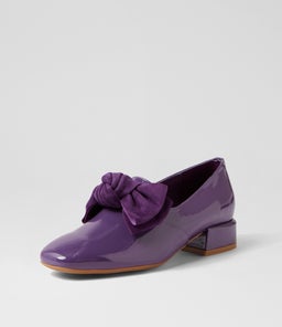 VARVA DJ NEW PURPLE PATENT SUEDE