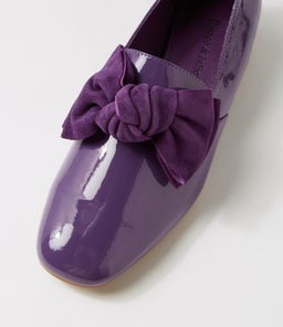 VARVA DJ NEW PURPLE PATENT SUEDE