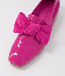 VARVA DJ FUCHSIA PATENT SUEDE
