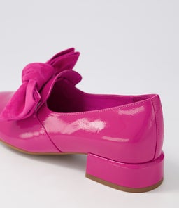 VARVA DJ FUCHSIA PATENT SUEDE