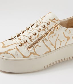 WOLFIES DJ ALMOND&GOLD LEATHER