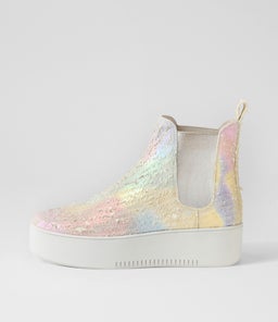WYLDERS DJ RAINBOW MULTI SILVER LEATHER