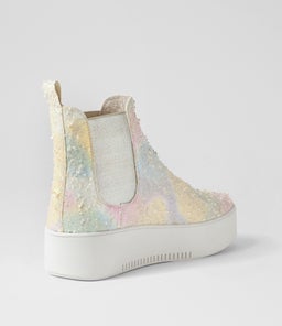 WYLDERS DJ RAINBOW MULTI SILVER LEATHER