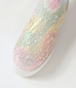 WYLDERS DJ RAINBOW MULTI SILVER LEATHER