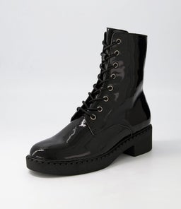 XETIE DJ BLACK BLACK SOLE PATENT LEATHER