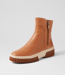 YELIZA DJ TAN VANILLA&GUM LEATHER SOLE