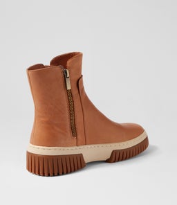 YELIZA DJ TAN VANILLA&GUM LEATHER SOLE
