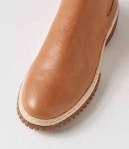 YAELLA DJ TAN VANILLA&GUM LEATHER SOLE
