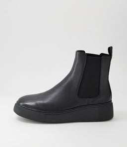 YESTIN DJ BLACK BLACK SOLE LEATHER