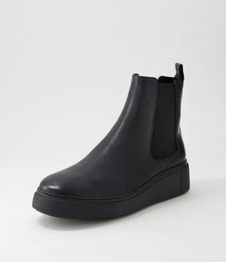 YESTIN DJ BLACK BLACK SOLE LEATHER