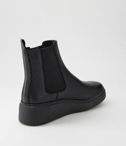 YESTIN DJ BLACK BLACK SOLE LEATHER