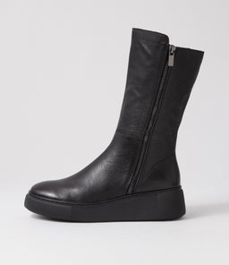 YOGUE DJ BLACK BLACK SOLE LEATHER
