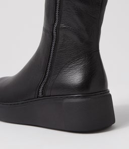 YOGUE DJ BLACK BLACK SOLE LEATHER