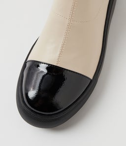 YIGGY DJ BLACK VANILLA PATENT STRETCH SMOOTH
