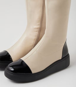 YIGGY DJ BLACK VANILLA PATENT STRETCH SMOOTH