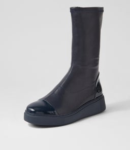 YIGGY DJ NAVY NAVY PATENT STRETCH SMOOTH