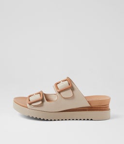 ALPHIE DJ ALMOND TAN LEATHER