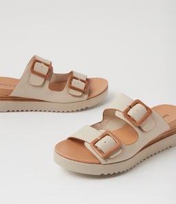 ALPHIE DJ ALMOND TAN LEATHER
