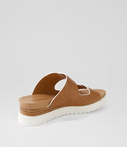 ALPHIE DJ TAN WHITE LEATHER