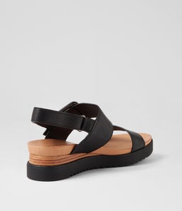 ALBANY DJ BLACK BLACK SOLE LEATHER