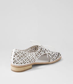 ADDYST DJ WHITE LEATHER