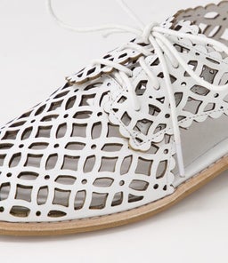 ADDYST DJ WHITE LEATHER