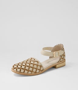 ASHBY DJ ALMOND TAN LEATHER