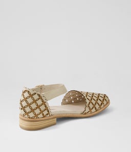 ASHBY DJ ALMOND TAN LEATHER