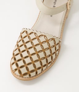 ASHBY DJ ALMOND TAN LEATHER