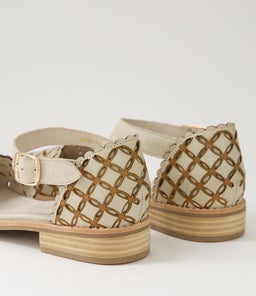 ASHBY DJ ALMOND TAN LEATHER
